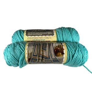 2 Skeins 3 oz. Seafoam Natura Dupont Acrylic Worsted